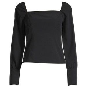 Socialite Fitted Squareneck Blouse